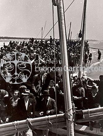 Desplazados Durante la Guerra Española en la costa