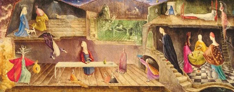 Pintura The house opposite 1945