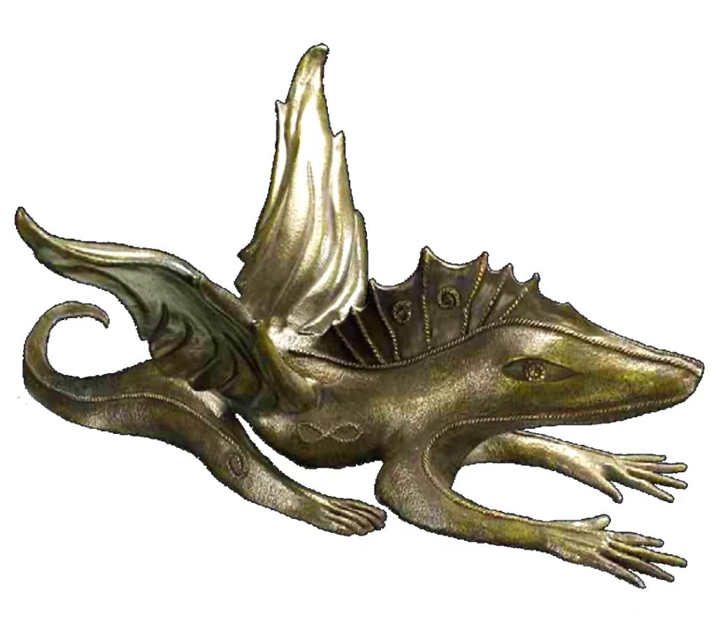 Escultura en bronce "Camaleón" (2010)