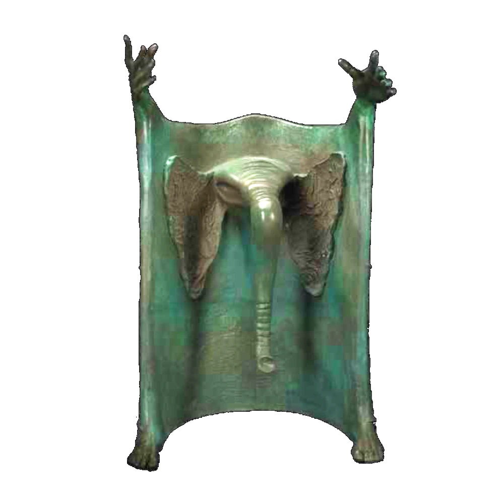 Escultura en bronce Elefanta