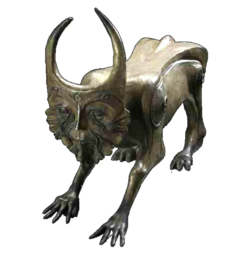 Jaguar de la noche, escultura de Leonora Carrington