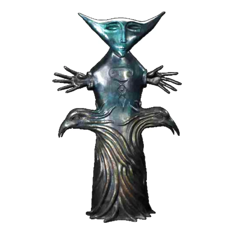 Escultura en bronce A hug