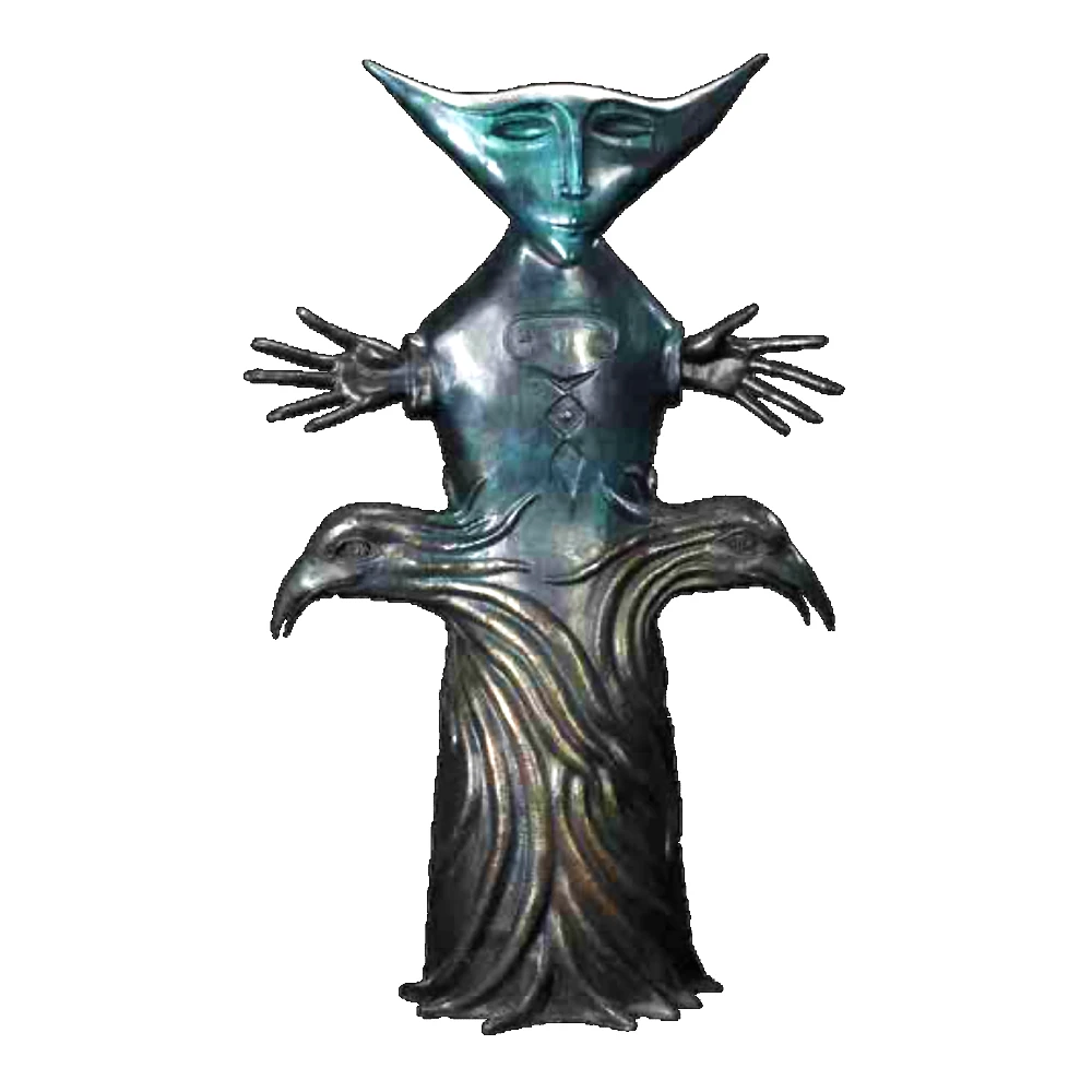 Escultura en bronce A hug