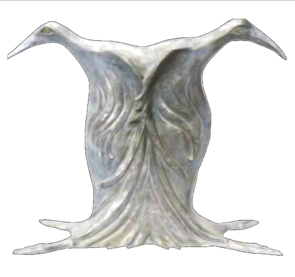 Escultura en bronce Bird Mirror