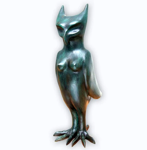 La tecolota, escultura de Leonora Carrington