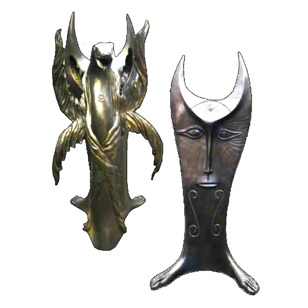 Escultura en bronce Serpiente voladora