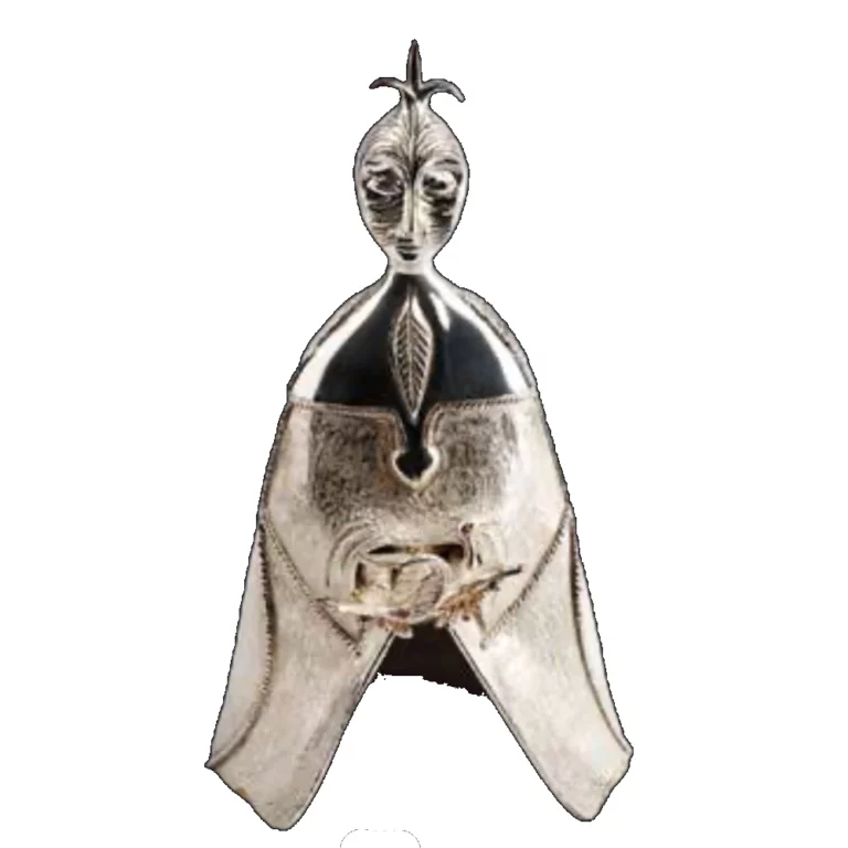 Escultura en plata La dragonesa