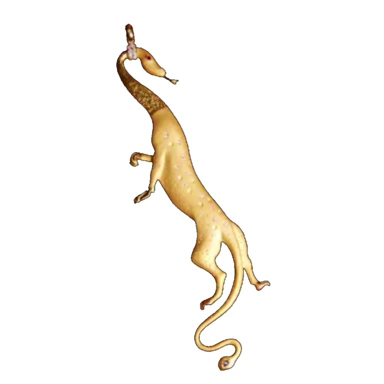 Lizard (2010) dije de oro y piedras preciosas