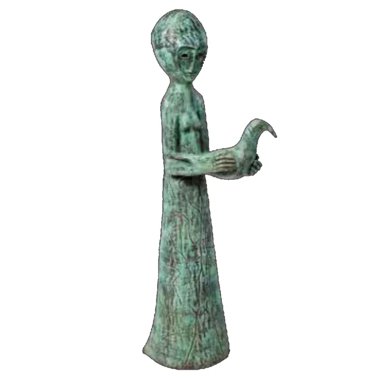 Escultura Mujer con paloma (2007)