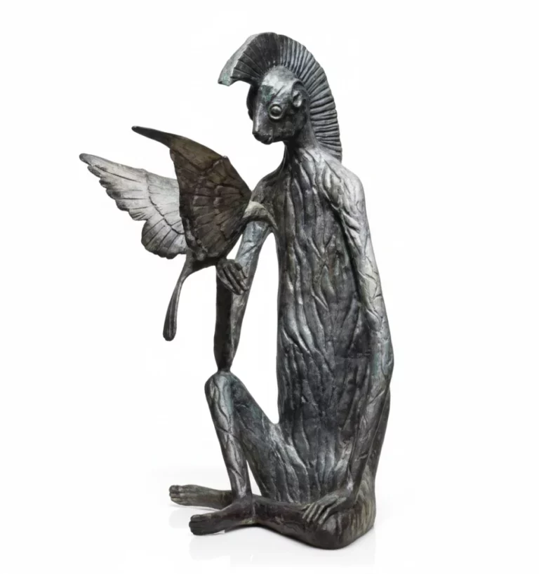 Escultura El nahual del mono (2008), de Leonora Carrington