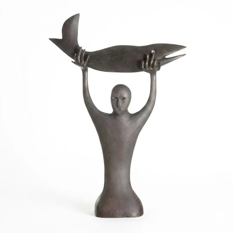 Escultura en bronce Fisher King (2005)