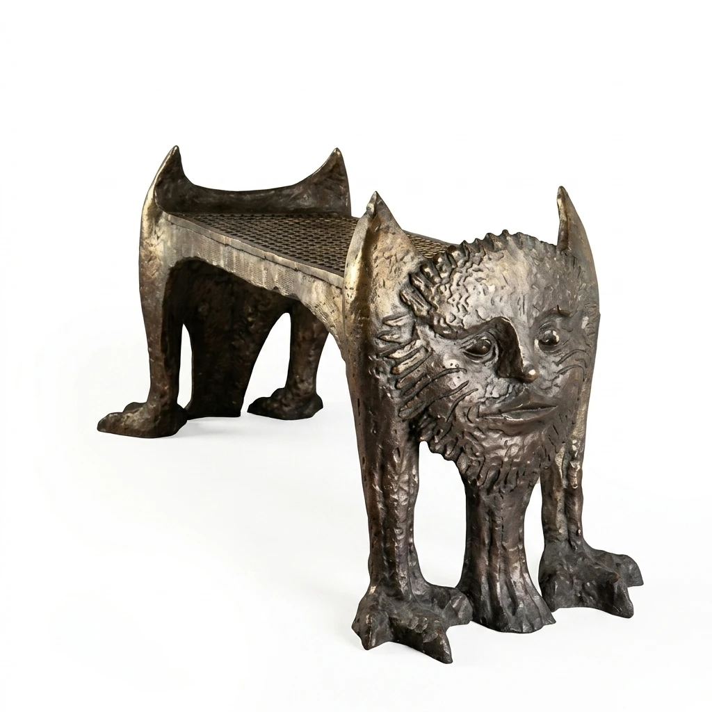 Mesa canibal (2005) Escultura de bronce