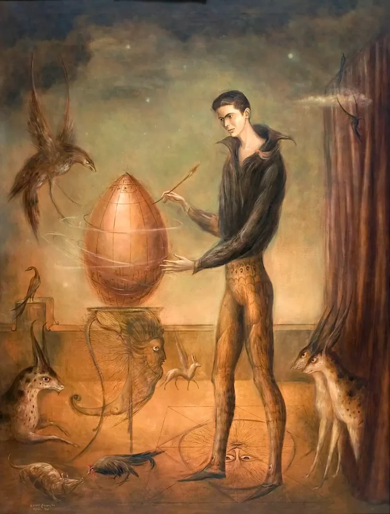 Quería ser pájaro, pintura de Leonora Carrington